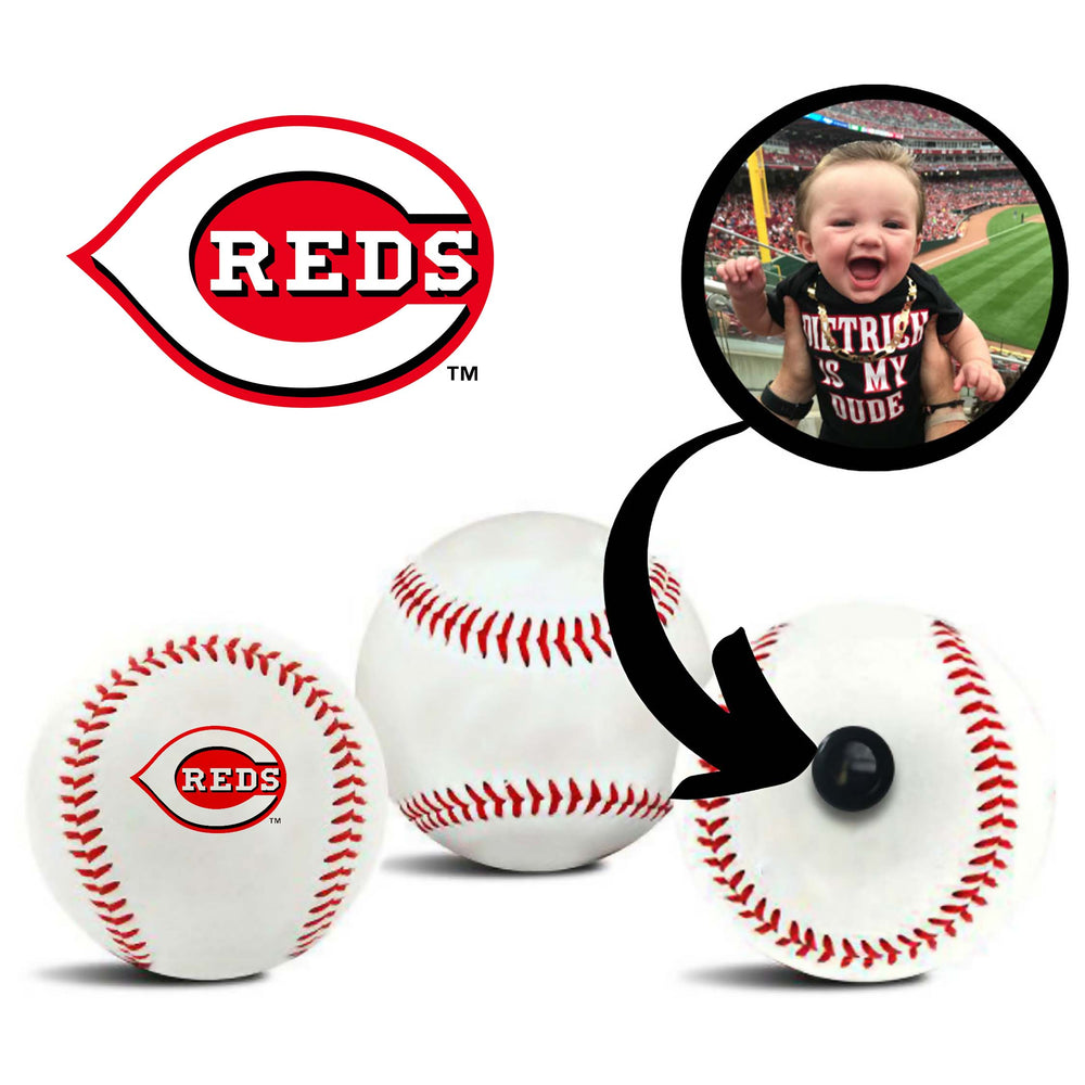 Cincinnati Reds MLB Baseball - Picture Inside (Online Order Only) (ONLINE ORDER ONLY)