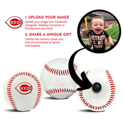 Cincinnati Reds MLB Baseball - Picture Inside (Online Order Only) (ONLINE ORDER ONLY)