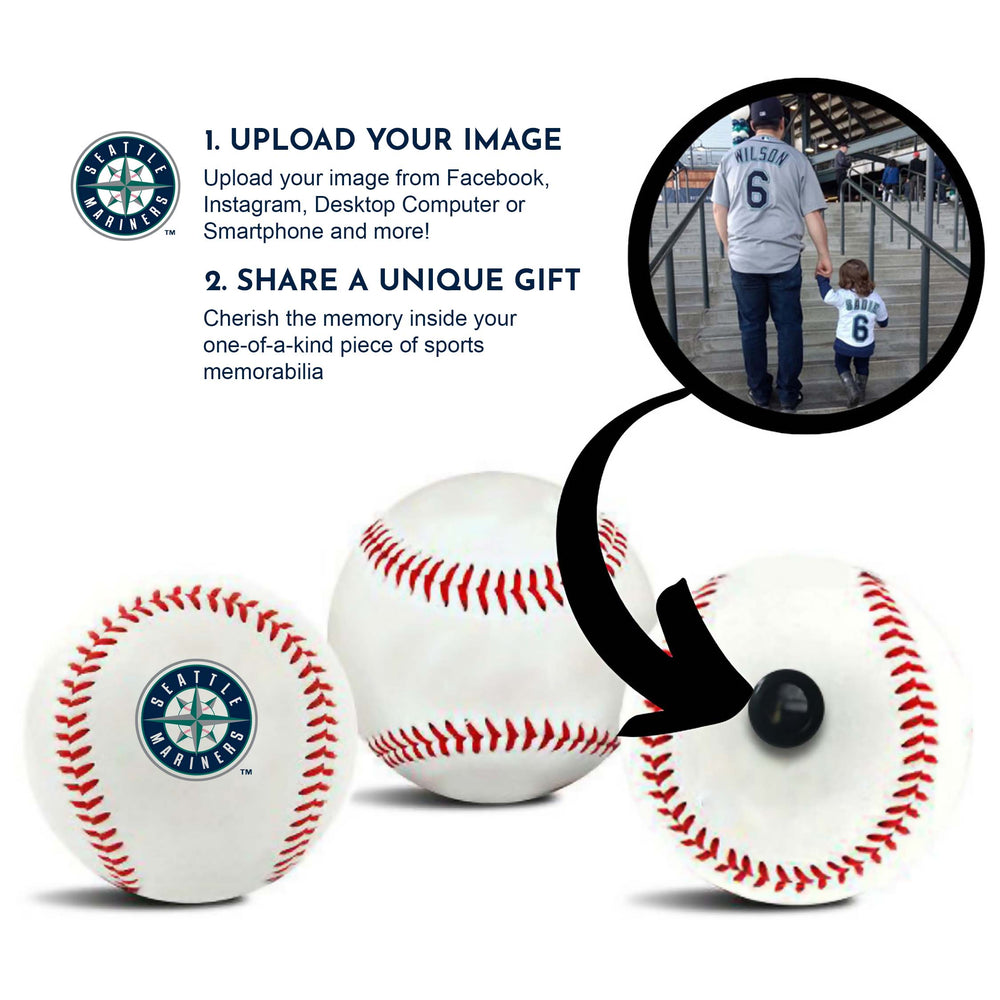 Seattle Mariners MLB Baseball - Picture Inside (Online Order Only) (ONLINE ORDER ONLY)