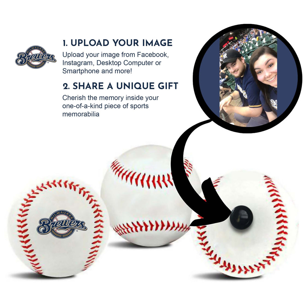 Milwaukee Brewers MLB Baseball - Picture Inside (Online Order Only) (ONLINE ORDER ONLY)