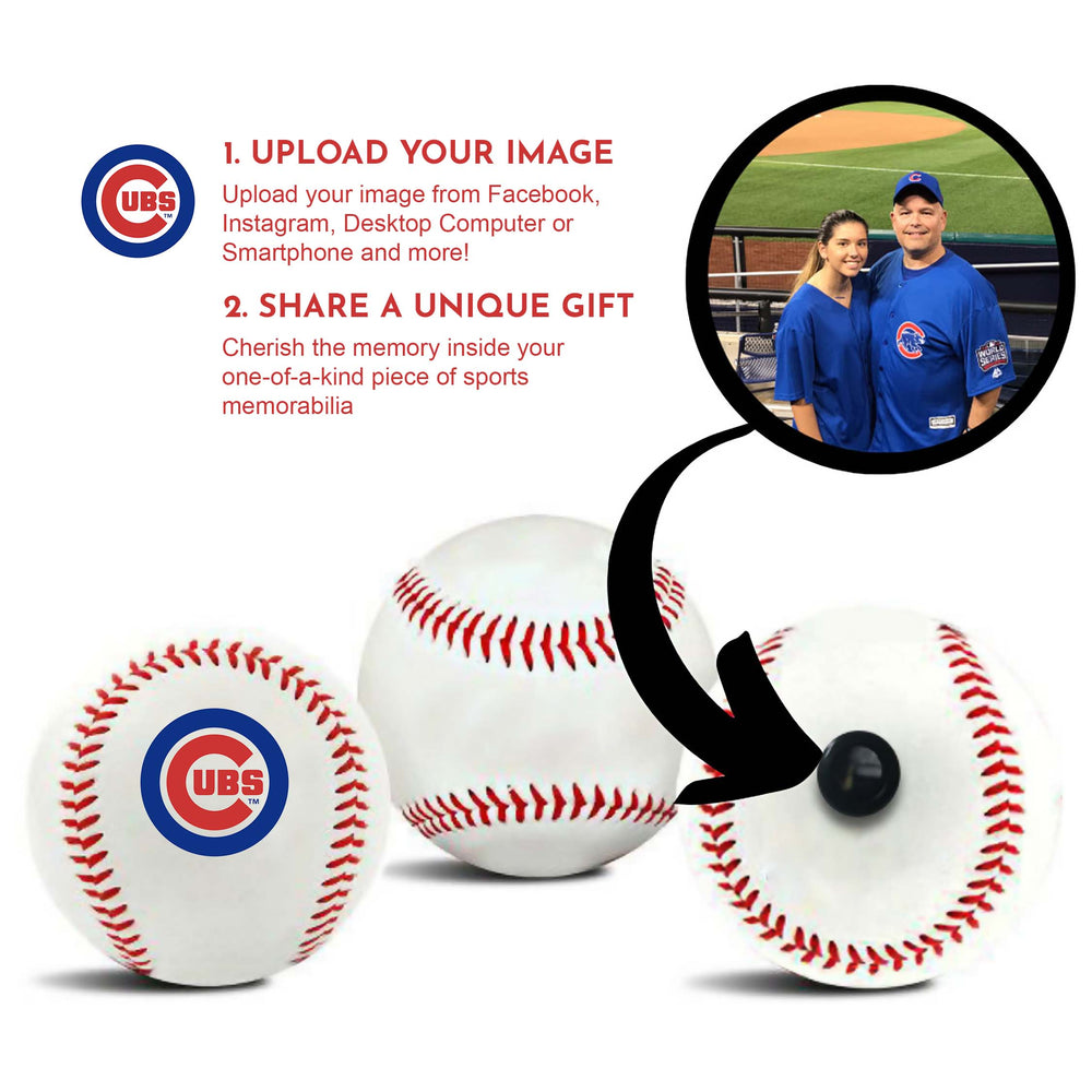 Chicago Cubs MLB Baseball - Picture Inside (Online Order Only) (ONLINE ORDER ONLY)