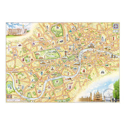 London 1000 Piece Jigsaw Puzzle Xplorer Maps (ONLINE ORDER ONLY)