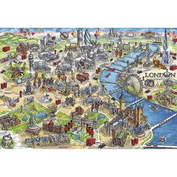 London Landmarks 1000 Piece Jigsaw Puzzle Gibsons