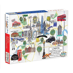 London Map 1000 Piece Jigsaw Puzzle Galison (ONLINE ORDER ONLY)