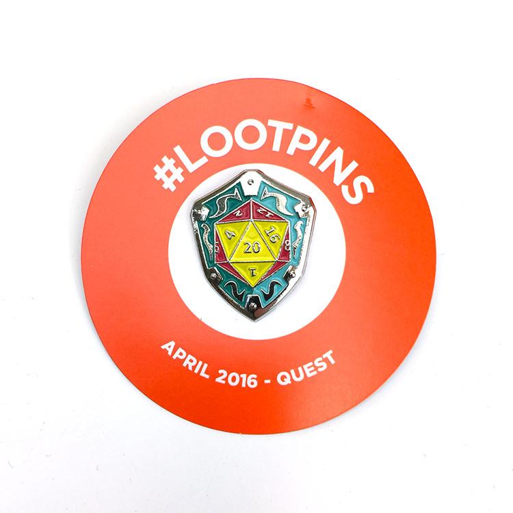 Quest Dice Lootpins (Pins) (ONLINE ORDER ONLY)