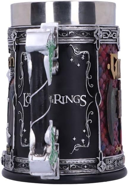 Lord of the Rings The Fellowship Sculpted Stainless Steel Tankard (ONLINE ORDER ONLY)