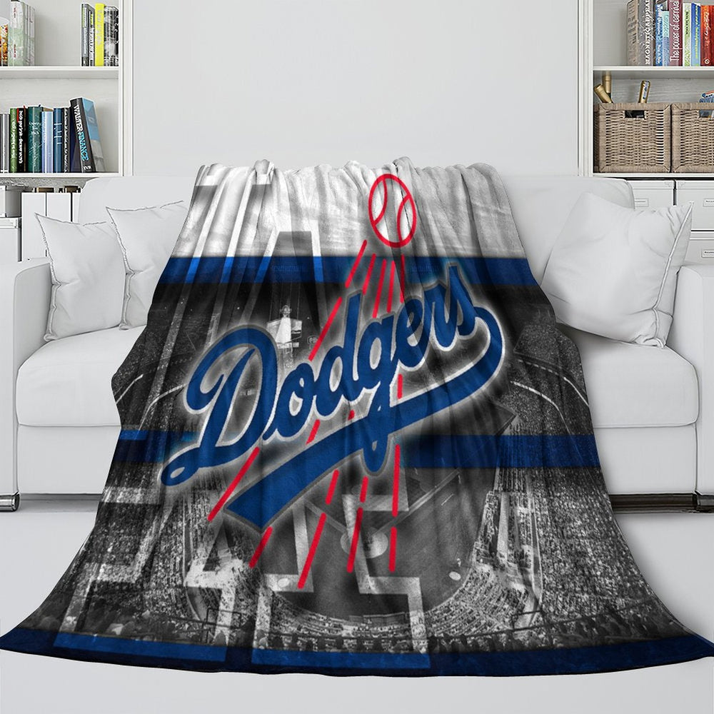 Los Angeles Dodgers Blanket Flannel Throw (ONLINE ORDER ONLY)