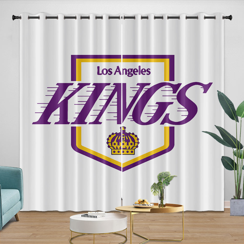 Los Angeles Kings Curtains Blackout Window Drapes Room Decoration (Online Order Only)