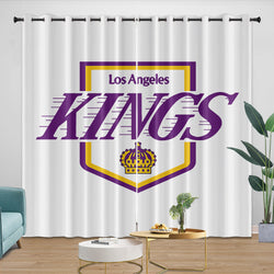 Los Angeles Kings Curtains Blackout Window Drapes Room Decoration (Online Order Only)