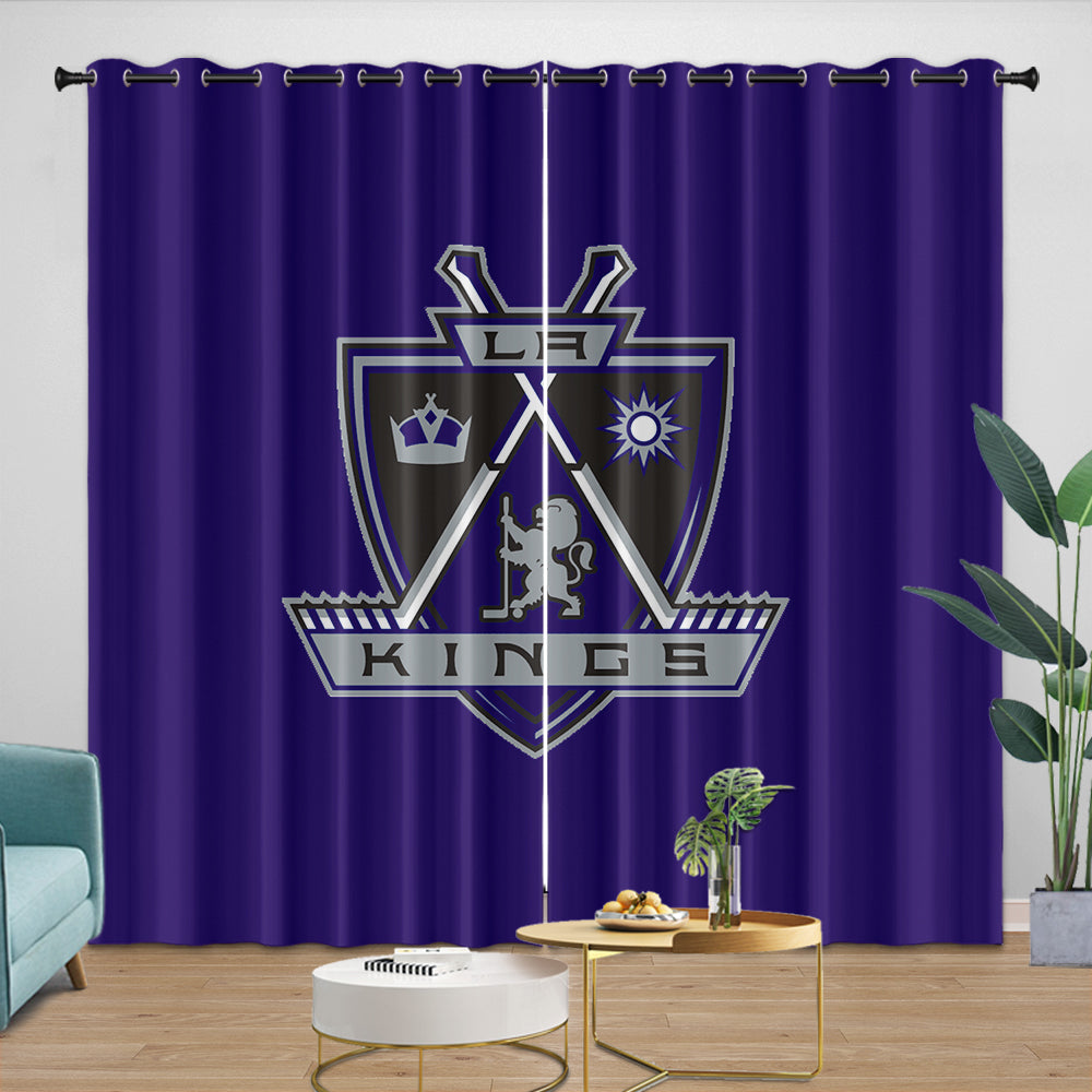 Los Angeles Kings Curtains Blackout Window Drapes Room Decoration (Online Order Only)