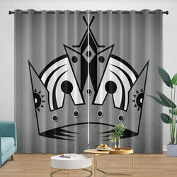 Los Angeles Kings Curtains Blackout Window Drapes Room Decoration (Online Order Only)