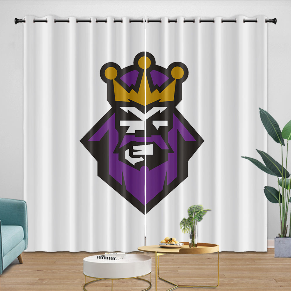 Los Angeles Kings Curtains Blackout Window Drapes Room Decoration (Online Order Only)