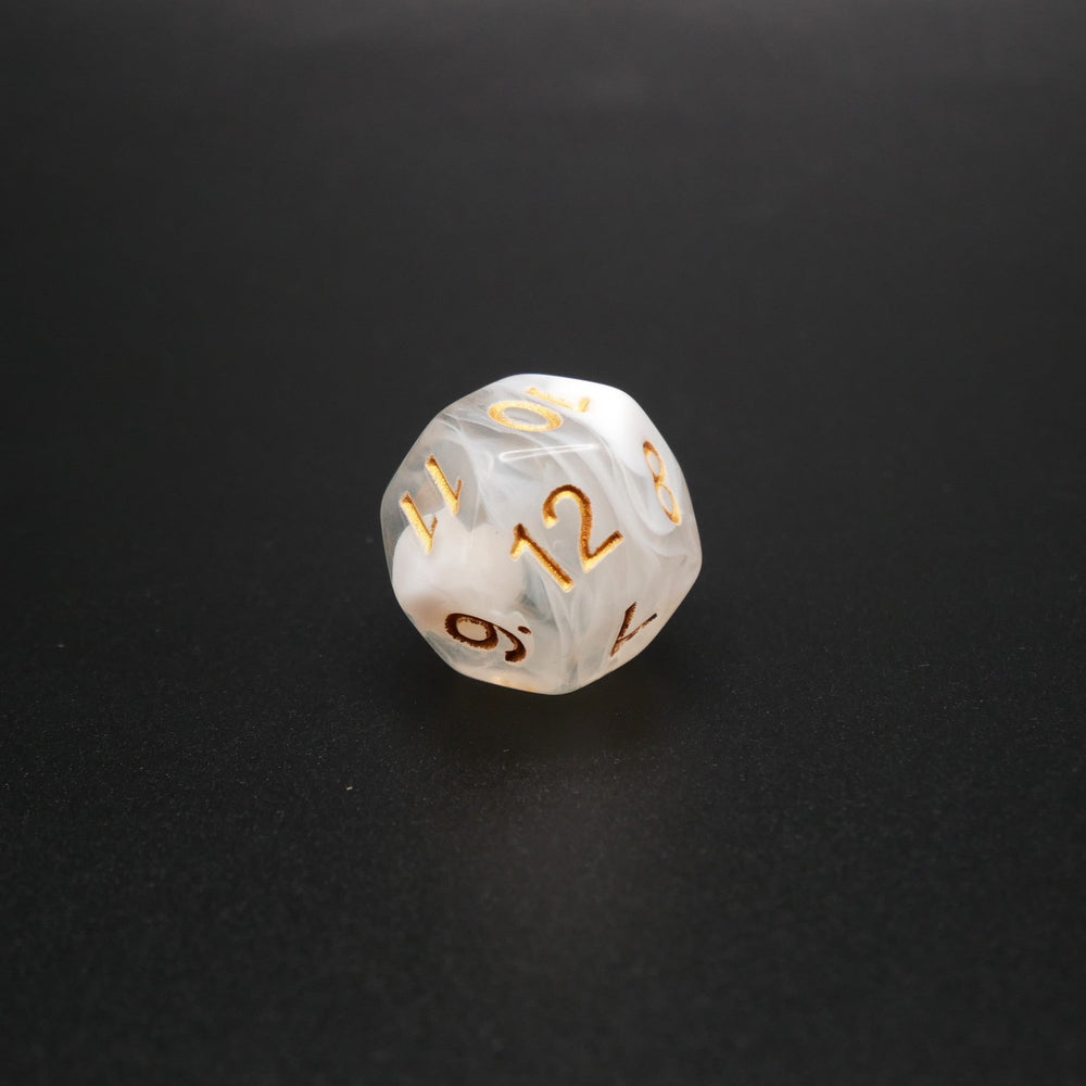 Lost Memories - 7 Piece DnD Dice Set | Acrylic RPG Gaming Dice (ONLINE ORDER ONLY)