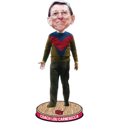 Lou Carnesecca St. John's Red Storm Coach Bobblehead (Presale) (ONLINE ORDER ONLY)