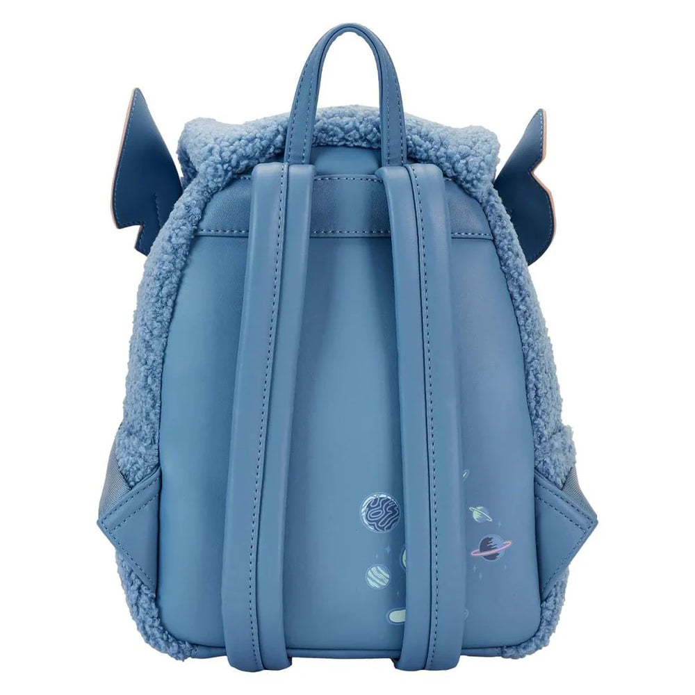 Loungefly Disney Stitch Plush Pocket Mini Backpack (ONLINE ORDER ONLY)