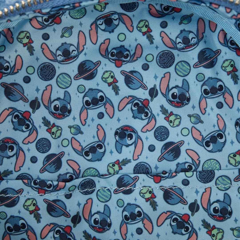 Loungefly Disney Stitch Plush Pocket Mini Backpack (ONLINE ORDER ONLY)