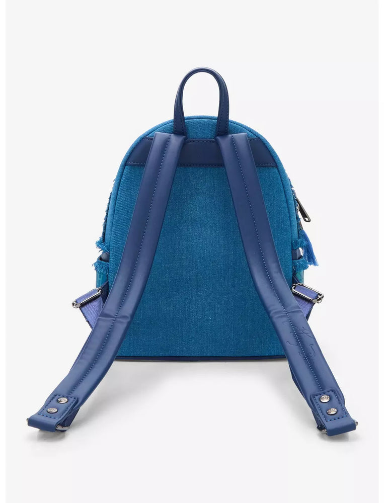 Loungefly Harry Potter Hogwarts Denim Mini Backpack (ONLINE ORDER ONLY)