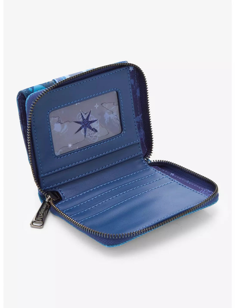 Loungefly Harry Potter Hogwarts Denim Zip-Around Wallet (ONLINE ORDER ONLY)