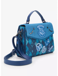 Loungefly Harry Potter Hogwarts Denim Satchel Crossbody Bag (ONLINE ORDER ONLY)