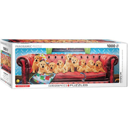 Lounging Labs 1000 Piece Panoramic Jigsaw Puzzle Eurographics (ONLINE ORDER ONLY)