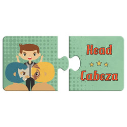 Lucha Libre Anatomy Puzzle Duo 20 Piece Jigsaw Puzzle Gibbs Smith (ONLINE ORDER ONLY)