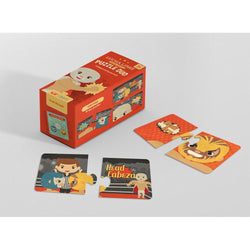 Lucha Libre Anatomy Puzzle Duo 20 Piece Jigsaw Puzzle Gibbs Smith (ONLINE ORDER ONLY)