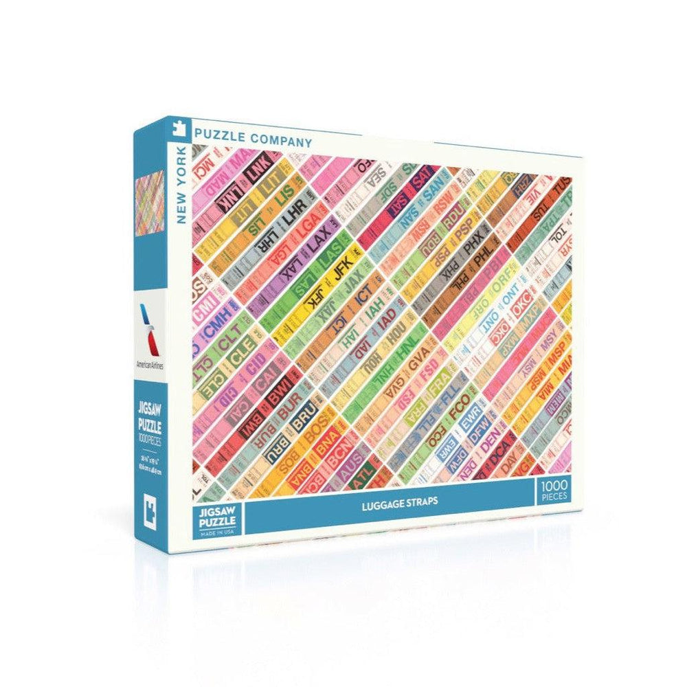Luggage Straps 1000 Piece Jigsaw Puzzle NYPC (ONLINE ORDER ONLY)