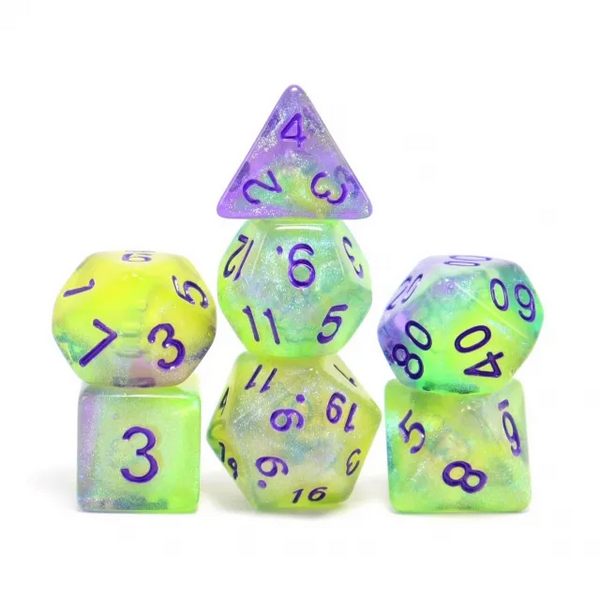Luminescent Jellyfish RPG Dice Set (ONLINE ORDER ONLY)