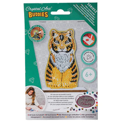 Luna Tiger Crystal Art Fantasy Buddies Kit Craft Buddy (ONLINE ORDER ONLY)
