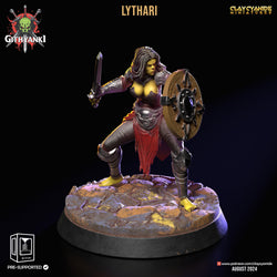 3D Printed Clay Cyanide Githyanki Warriors Set 28 32 mm D&D (Online Only)