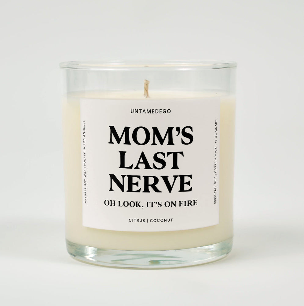 Mom's Last Nerve Glass Candle (ONLINE ORDER ONLY)