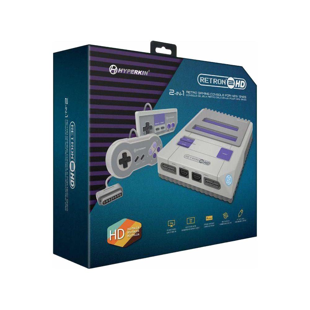RetroN 2 HD Gaming Console Compatible With NES® / Super NES® / Super Famicom™ (Online Order Only)