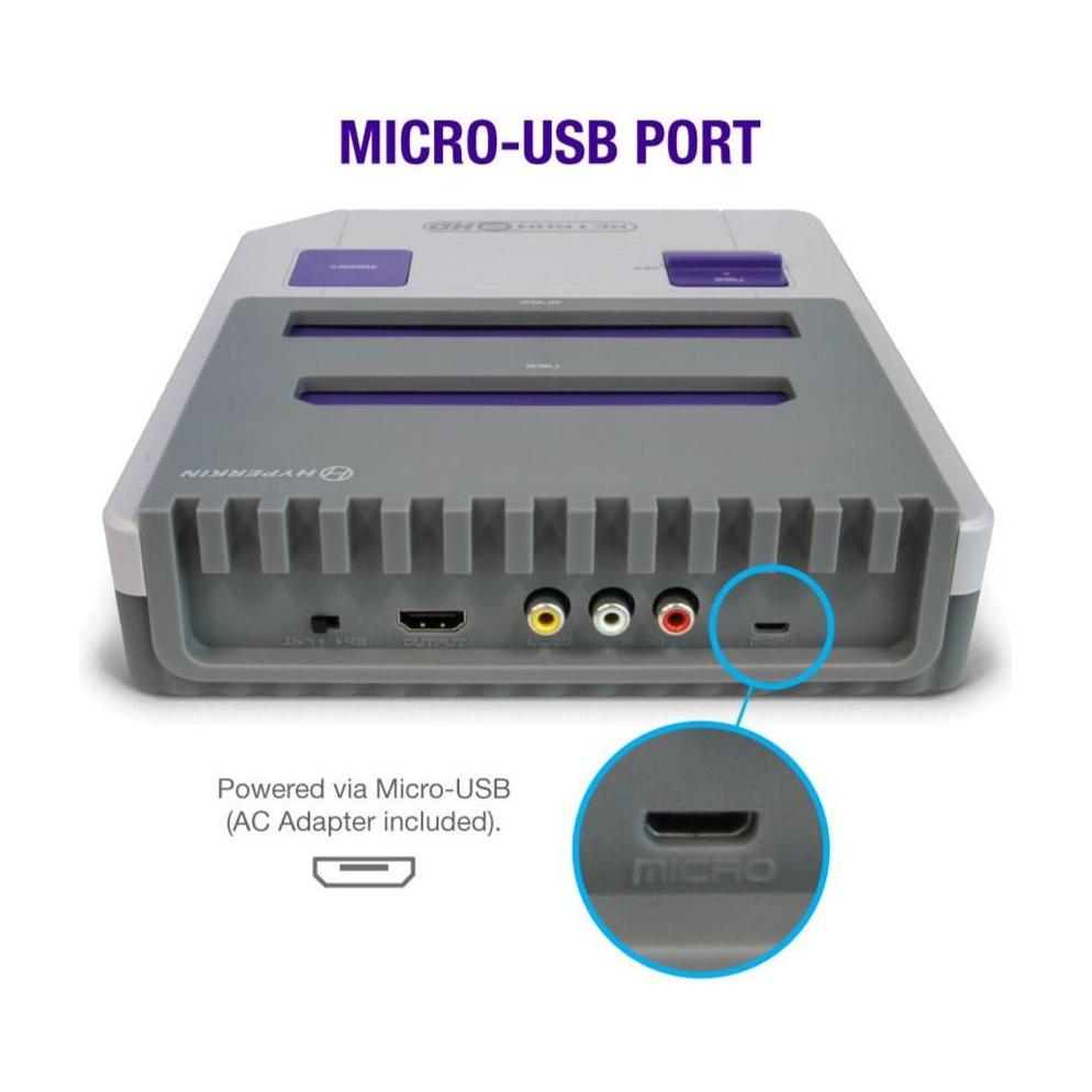 RetroN 2 HD Gaming Console Compatible With NES® / Super NES® / Super Famicom™ (Online Order Only)