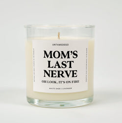 Mom's Last Nerve Glass Candle (ONLINE ORDER ONLY)