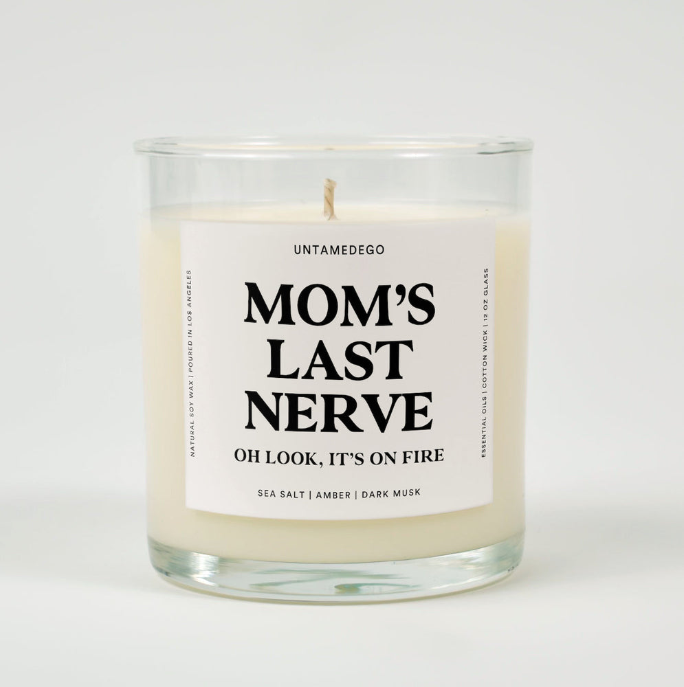 Mom's Last Nerve Glass Candle (ONLINE ORDER ONLY)