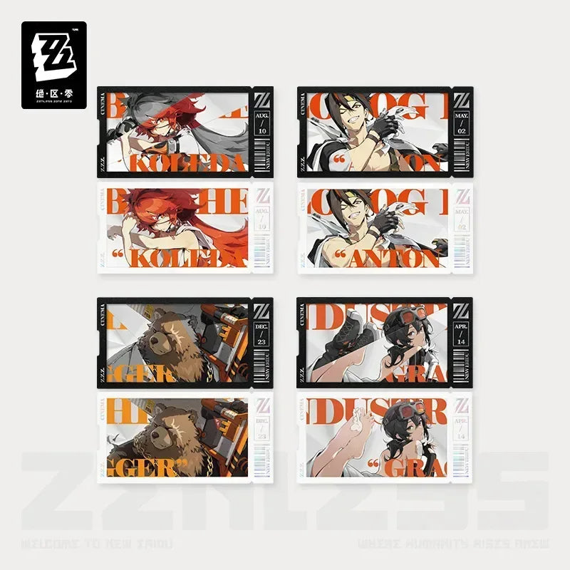 Zenless Zone Zero Mindscape Cinema Series Framed Collection Cardboard Set Belobog Heavy Industries