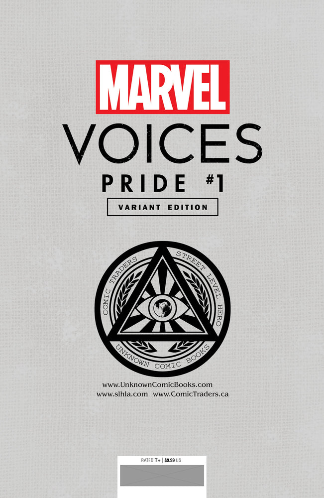 Marvels Voices Pride #1 Unknown Comics Tyler Kirkham Exclusive Var (06/23/2021) (Online Only)