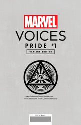 Marvels Voices Pride #1 Unknown Comics Tyler Kirkham Exclusive Var (06/23/2021) (Online Only)
