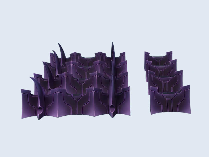 MCAT00070 Dark Temple Fortification Terrain Micro Art Studios (ONLINE ORDER ONLY)