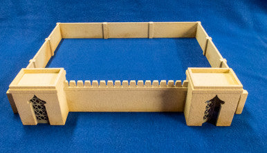 28mm Temple Walls (MDF) - 28MMDF160-2 (Online Order Only)