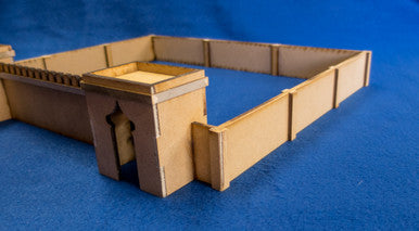 28mm Temple Walls (MDF) - 28MMDF160-2 (Online Order Only)