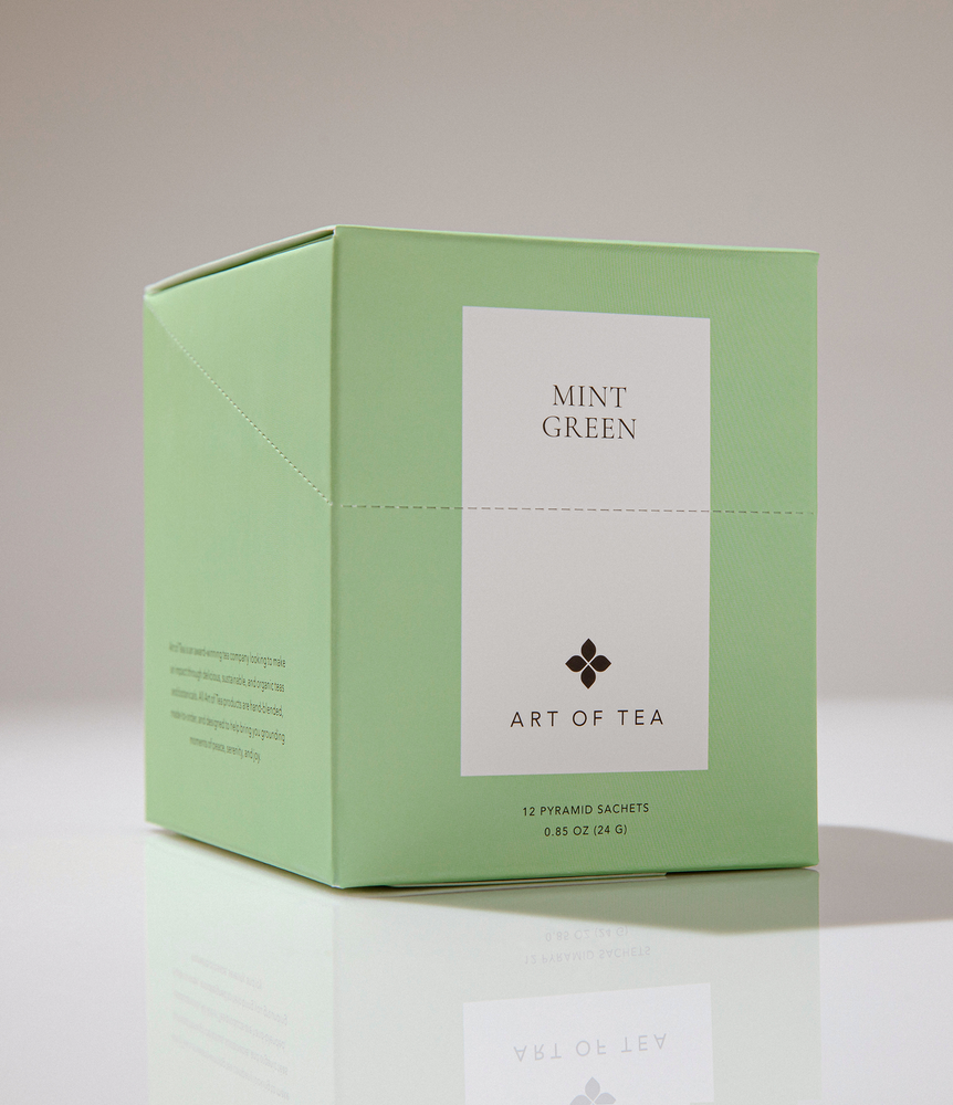 Mint Green Tea Eco Teabag Sachets (Online Only)