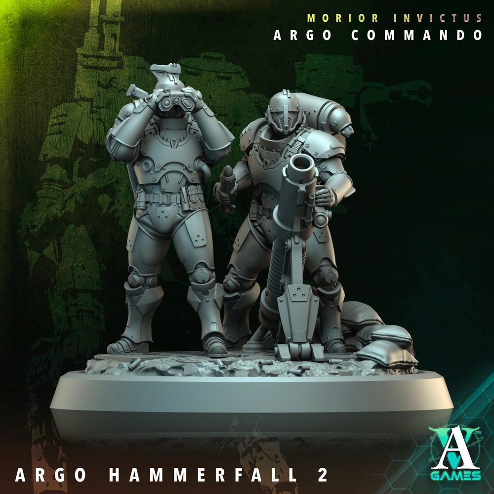 3D Printed Archvillain Games Argo Hammerfall Morior Invictus Argo Commando 28 32mm D&D (Online Only)