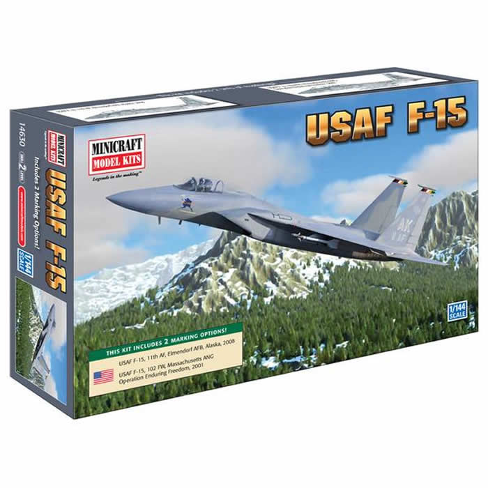 MIC14630 F-15 1/144 Scale Plastic Model Kit Minicraft (ONLINE ORDER ONLY)