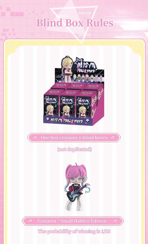 MISYA Idol’s Band Series Blind Box (1 Blind Box) (ONLINE ORDER ONLY)