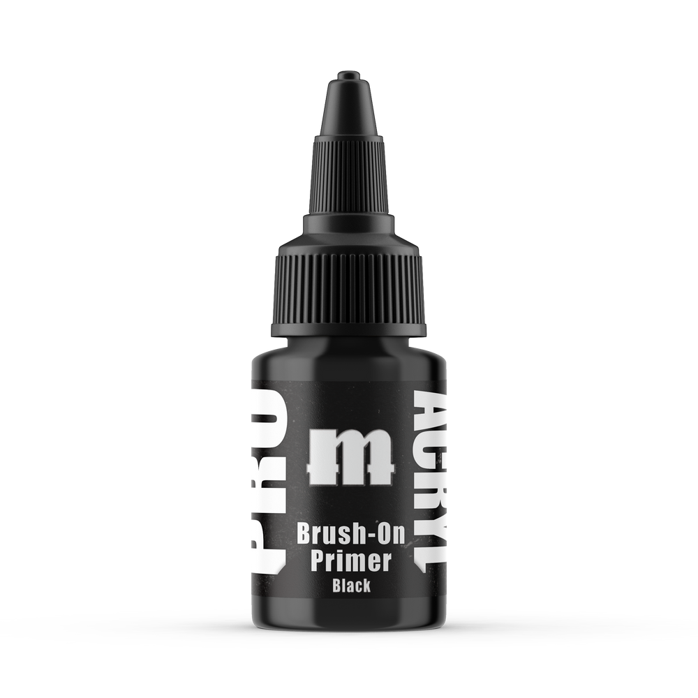 Monument Hobbies: Pro Acryl Prime - Brush-On Primer - Black (ONLINE ORDER ONLY)
