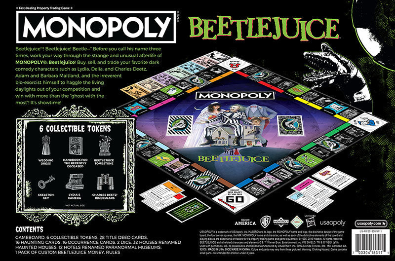 MONOPOLY®: Beetlejuice (ONLINE ORDER ONLY)