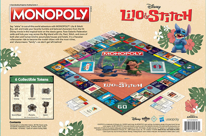 MONOPOLY®: Disney Lilo & Stitch (ONLINE ORDER ONLY)