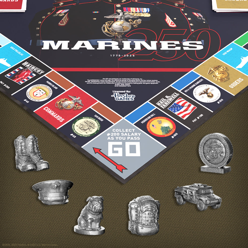 MONOPOLY®: Marines 250th Anniversary (ONLINE ORDER ONLY)