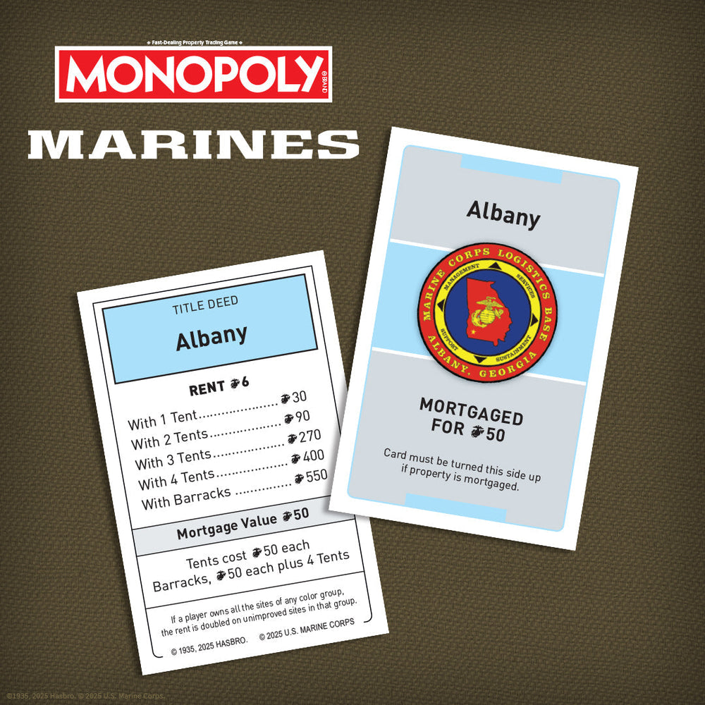 MONOPOLY®: Marines 250th Anniversary (ONLINE ORDER ONLY)